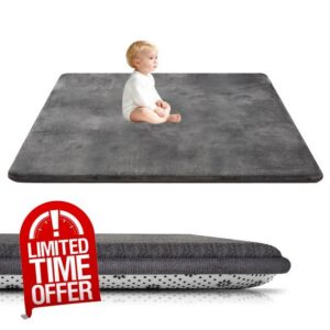 Coral Velvet Baby Play Mat