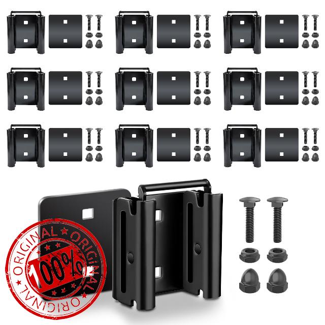 10 Pack E-Track Connector with Square Plates