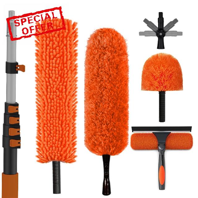 SISUPASSIE 7.2m Extendable Feather Duster Kit