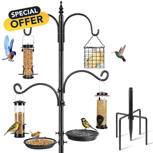 Bird Feeders Hanging Station