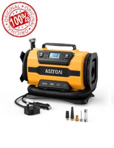 AstroAI Tyre Inflator Air Compressor 12V DC & 240V Mains