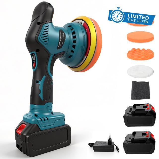 6-Inch Cordless Car Buffer Polisher