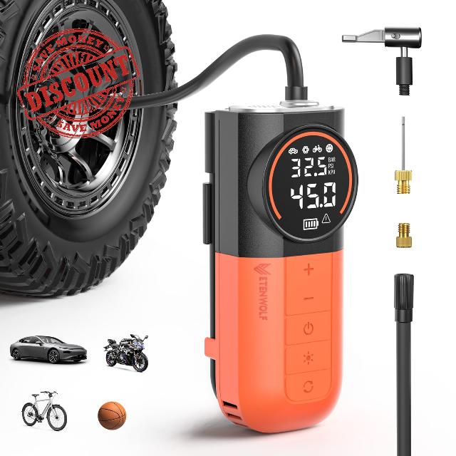 ETENWOLF S1 Tyre Inflator Portable Air Compressor