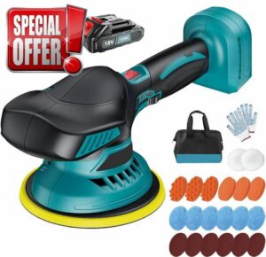 Ikeborm Car Polishing Machine with 11000 mAh Battery