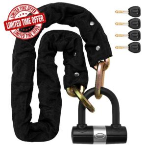 Heavy Duty Motorcycle Chain Lock