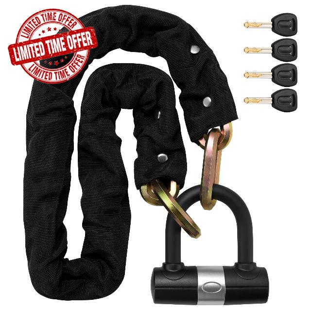 Heavy Duty Motorcycle Chain Lock