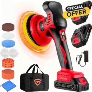 Car Polisher and Buffers 2x21v 2.0ah Rechargeable Batterie