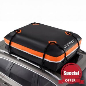 COSTWAY 15/21 Cubic Feet Car Roof Bag