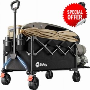 Sekey Festival Trolley with Expandable Tailgate - 350-500L