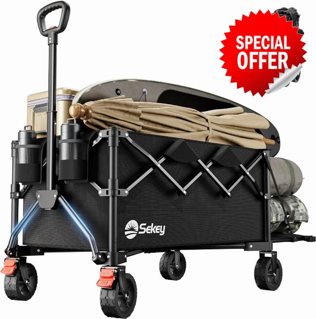 Sekey Festival Trolley with Expandable Tailgate - 350-500L