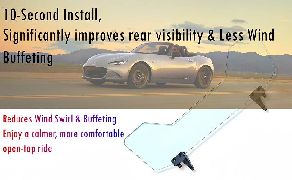 ND Miata Wind Deflector