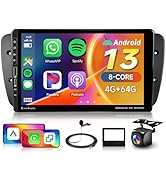 2G+64G Android 13 Car Stereo for Seat Ibiza 2009-2013 with Wireless Carplay GPS/WiFi, Hodozzy 6.2...