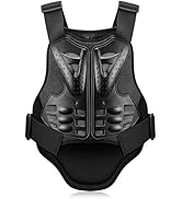 Wiskyn Adult Chest & Back Spine Protector Vest, Hard-Shell Motorbike Body Armour, Anti-Fall Adjus...
