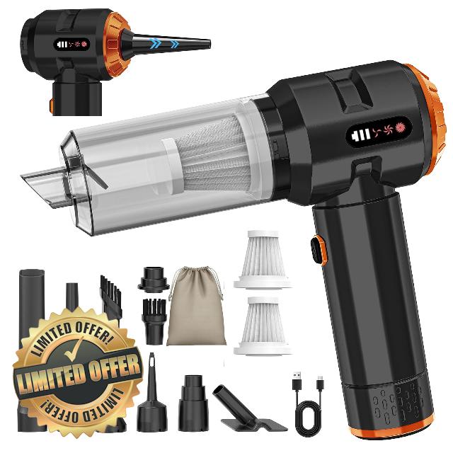 4-in-1 Cordless Handheld Vacuum Cleaner 22000Pa Strong Suction