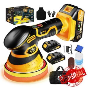 Cordless Car Buffer Polisher kit