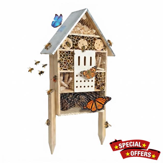 Relaxdays Insect Hotel with Stand