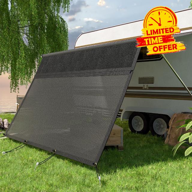 RV Awning Sun Shade