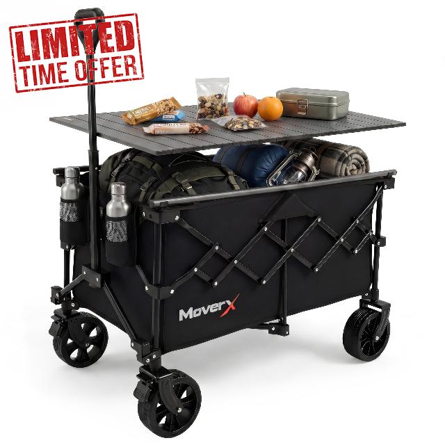 MoverX 120L Camping Trolley on Wheels