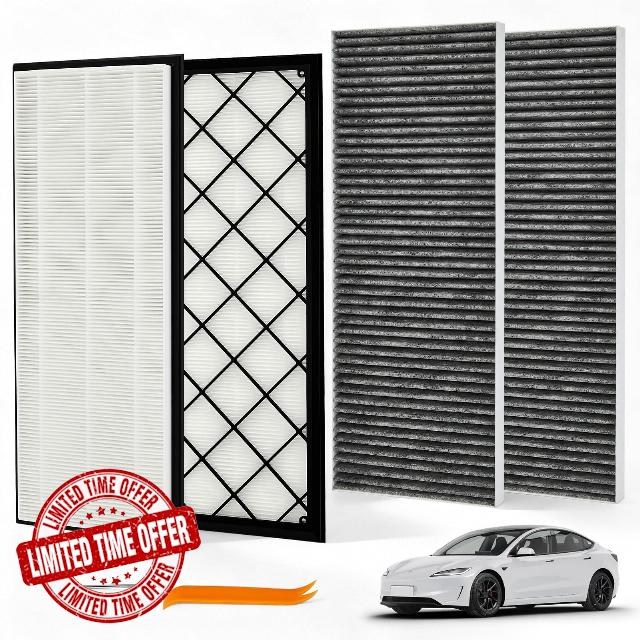 4-Pack Cabin Air Filters for Tesla Model Y & Model 3