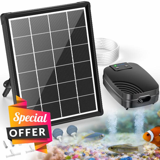 POPOSOAP 4W Solar Pond Aerator