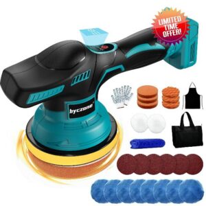 byczone Cordless Car Buffer Polisher for Makita 18V Battery