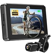 PARKVISION Bicycle Mirror with Anti-Glare,Bicycle Rear Camera with Real 4.3