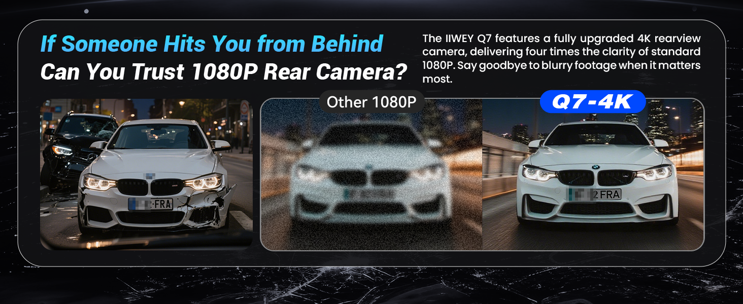 Text reads 'If someone Hits You from Behind Can You Trust JUMP Your Claims?' Multiple views of BMW vehicles shown in a collage format with '07.4K' indicator.
