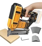 18GA Cordless Brad Nailer for Dewalt 20V Battery, 2 in 1 Electric Brad Nailer Stapler Nail Gun St...