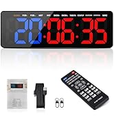 Wiskyn Gym Timer, Workout Interval Timer with Count Down & Up Stopwatch, Adjustable Brightness/Vo...