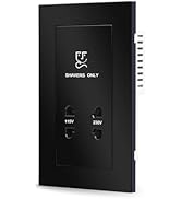 CNBINGO Switched Fused Connection Unit with Red Power Indicator, 13 Amp 1-Gang Rocker Spur Switch...