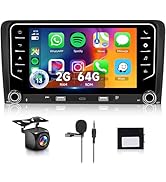 8 Core 4G+64GB Android 13 Car Stereo Radio for Audi TT MK2 8J 2008-2014, Hodozzy 9 inch IPS Touch...