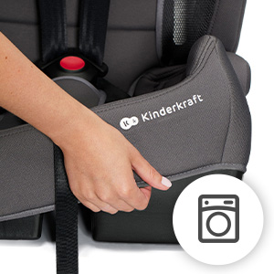 Kinderkraft Car Seat COMFORT UP, I-SIZE Booster Child Seat, with 5 Point Harness, 