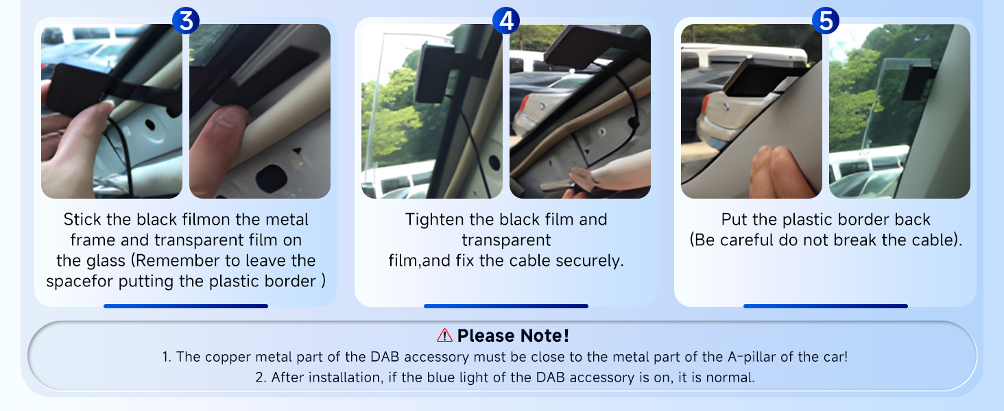 Text reads 'Image 5'. Technical installation guide showing multiple steps for antenna installation, with detailed close-up shots of mounting procedures.