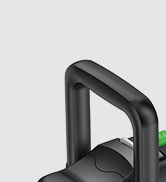 Green infographic displaying three customer promises: 24-month warranty, customer service, and 100% satisfaction. Each promise is accompanied by an icon.
