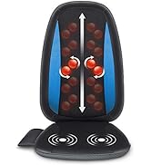 Comfier Neck and Back Massager with Heat -Shiatsu Massage Chair with Compress & Rolling,Kneading ...