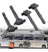 VVORHSBELL Ignition Coil Pack Set of 4 Compatible with Audi A4 A5 R8 2.0T & VW Golf GTI MK6 2.0T ...