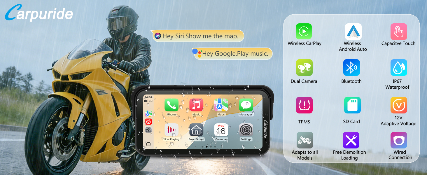 Smartphone interface screenshots showing various app icons and menu layouts in a mobile settings or configuration view.