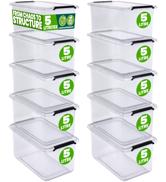 Gardebruk® Outdoor Storage Box | 385L | Gas Lift | Metal Garden Tool Box with Lid | 120x62x63cm |...