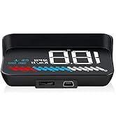 Head up display car,gps speedometer MPH AMHVMU M17 OBD2 temperature gauge overspeed alarm HUD dis...