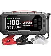 Jump Starter Power Pack, ANFLAG 6000A 21800mAh Car Battery Booster Jump Starter(All Gas/10L Diese...