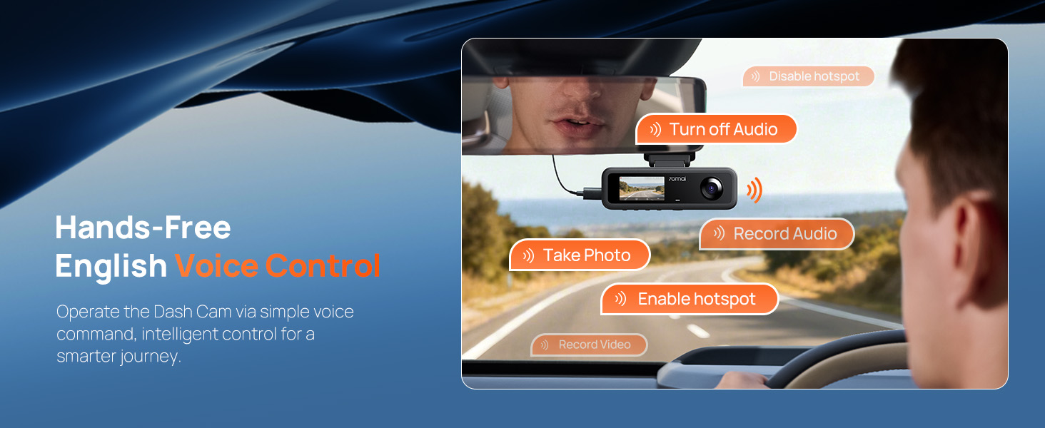 Text reads 'Hands-Free' and 'English Audio Calling'. Multiple interface screenshots showing mobile device screens with communication app features and settings.