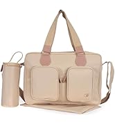 My Babiie Changing Bag Backpack - With Insulated Bottle Holder, Portable Changing Mat, Baby Trave...