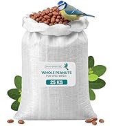 Whole Peanuts for Wild Birds Food, 100% Natural Ingredients High Energy Nuts for Garden Birds,No ...