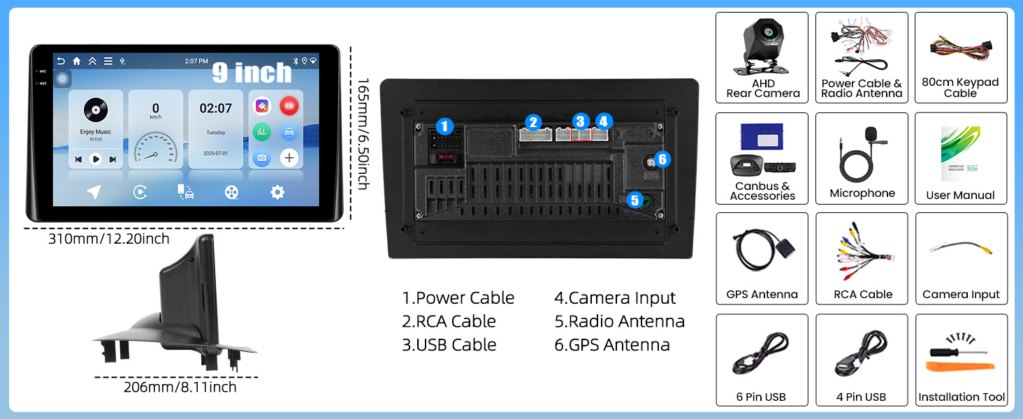 Series of technical interface diagrams showing connection ports, cable configurations, and setup instructions with icons and arrows indicating different steps and options.