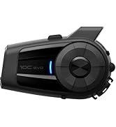 Sena 50C Motorcycle Communication & 4K Camera System w/Sound by Harman Kardon Integrated Mesh Com...