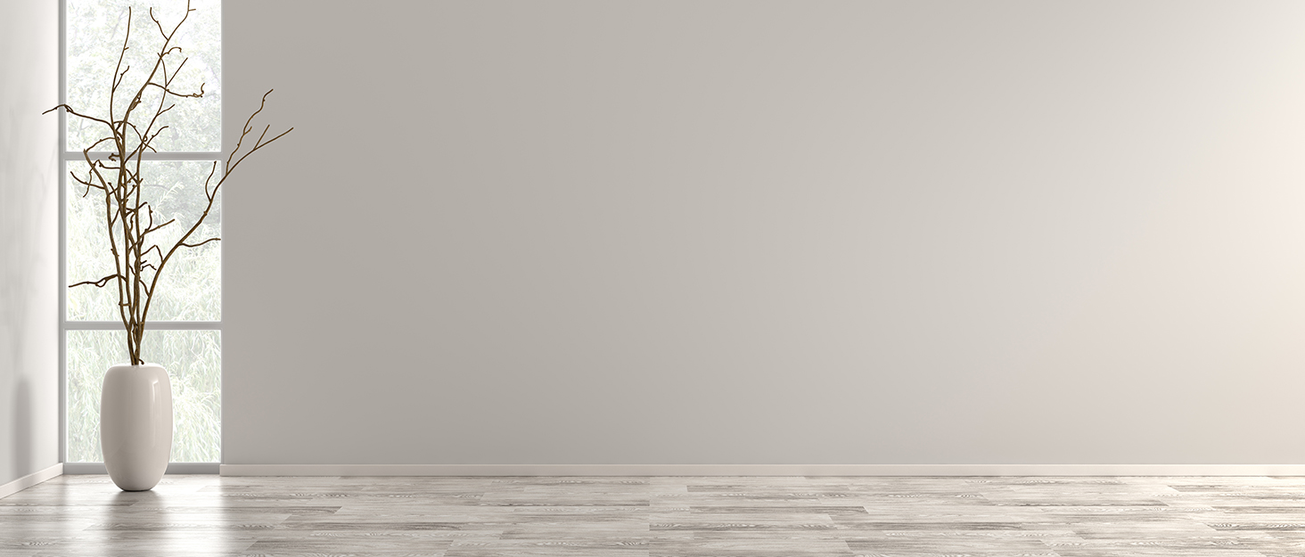 a white wall in an empty room