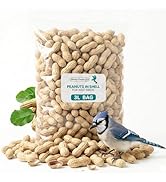(1L Tub) Peanuts in Shell for Wild Birds Food, 100% Natural Ingredients High Energy Nuts for Gard...