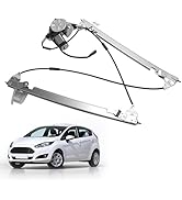 JAVOUKA Front Left Electric Window Regulator, for VW Polo 1.0L 2014-2017, 1.2L 2009-2017, 1.4L 20...