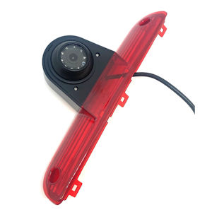 Red LED third brake light assembly with black wiring, appears to be an automotive lighting component.