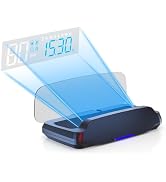 AMHVMU C3 HUD Car Head up Display, Speedometer for Car,OBD2+GPS Dual system,Smart OBD2 gauge mult...